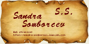 Sandra Somborčev vizit kartica